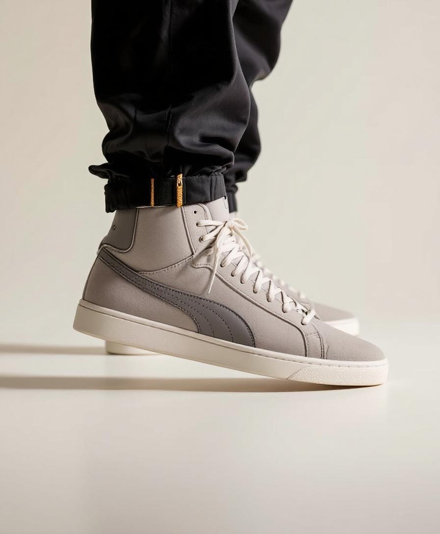 Court High — Cement sneaker